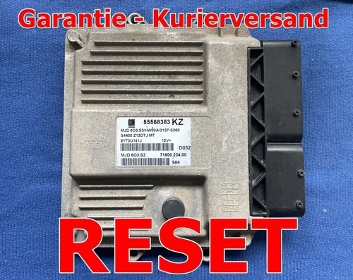 Reset ecu corsa - d, cdti